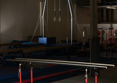 Mens gymnastics equipment at Legends Gymnastics in North Andover, MA.