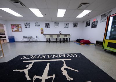 Inside Legends Gymnastics in North Andover, MA.