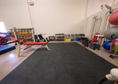Workout station at Legends Gymnastics in North Andover, MA.