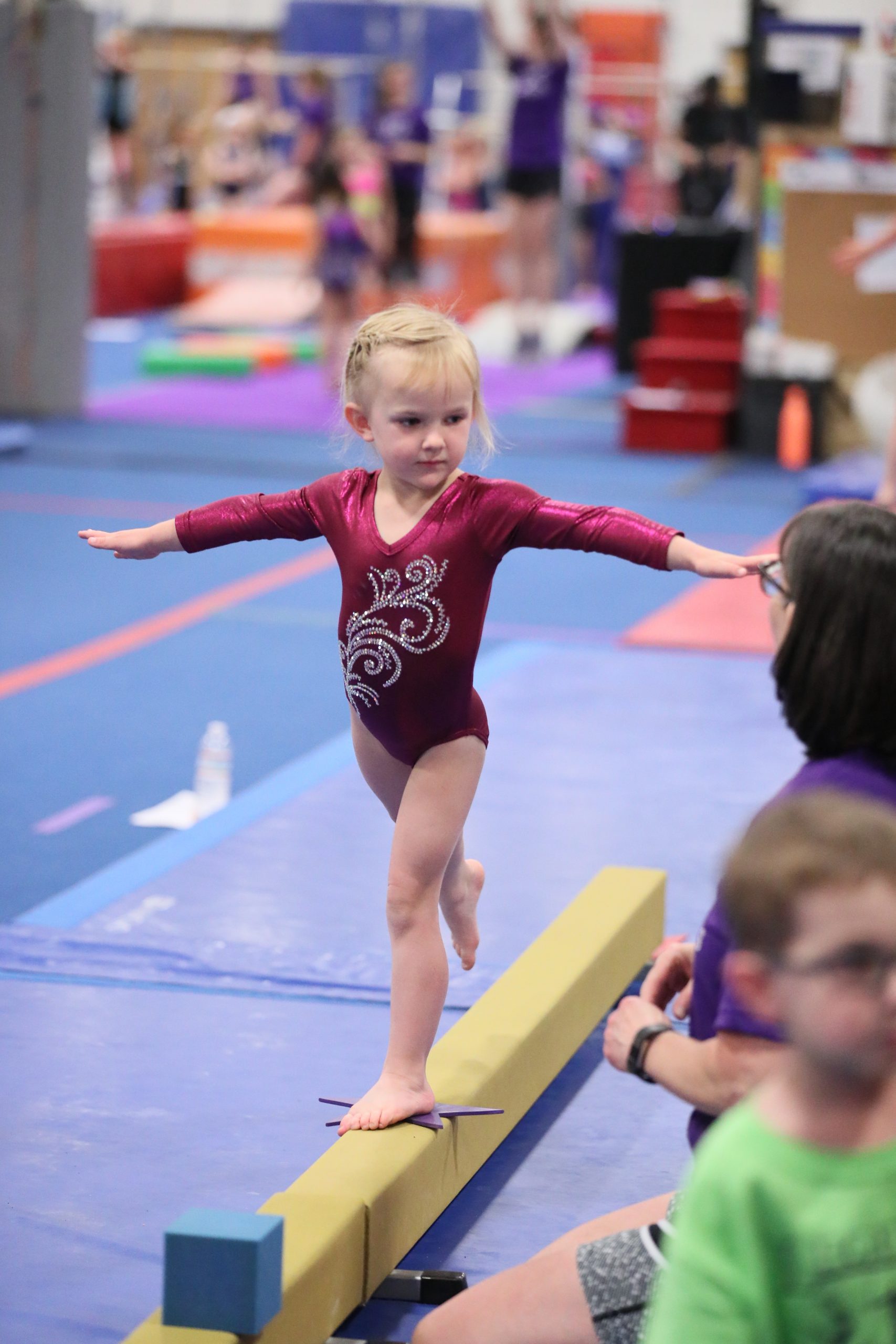 Little Legends Class at Legends Gymnastics in North Andover, MA.